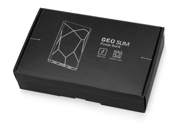 Внешний аккумулятор «Geo», 4000 mAh - купить оптом