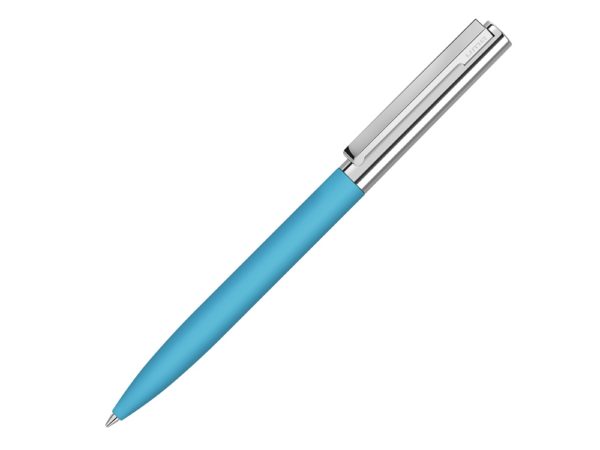 Ручка металлическая шариковая «Bright GUM» soft-touch с зеркальной гравировкой - купить оптом