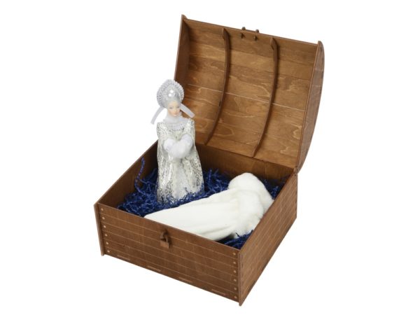Подарочный набор «Новогоднее настроение»: кукла-снегурочка, варежки - купить оптом