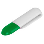 USB flash-карта "Alma" (8Гб),белый с зеленым, 6х2х1,5см,пластик, фото 2