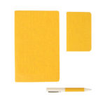 Набор подарочный PROVENCE, Универсальный аккумулятор(5000мАh), блокнот и ручка, желтый, шт, фото 4