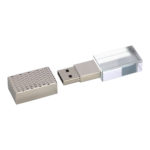 USB 2.0- флешка на 16 Гб кристалл в металле, фото 2