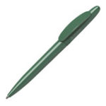 Ручка шариковая ICON GREEN RECYCLED ANTIBACTERIAL, антибактериальное покрытие, черный, пластик - купить оптом
