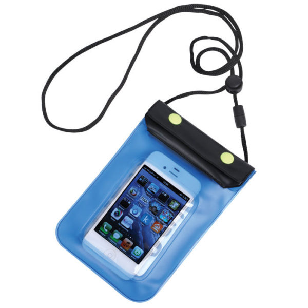 Футляр водонепроницаемый для мобильного телефона, 11,5х20 см, пластик, тампопечать - купить оптом