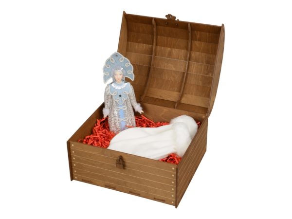 Подарочный набор «Новогоднее настроение»: кукла-снегурочка, варежки - купить оптом