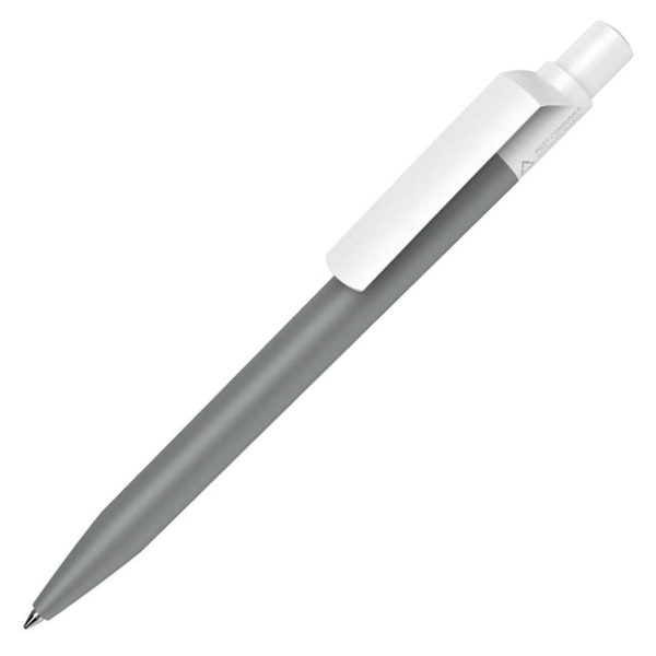 Ручка шариковая DOT RECYCLED, серый, переработанный пластик - купить оптом