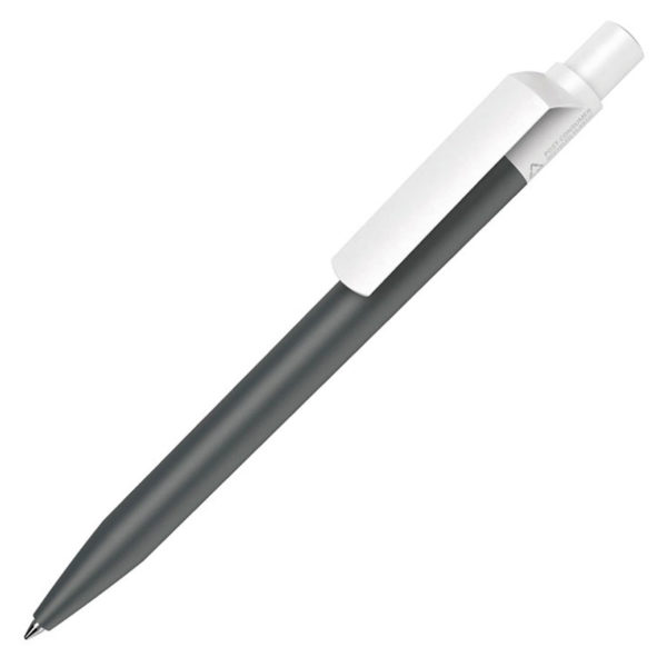 Ручка шариковая DOT RECYCLED, черный, переработанный пластик - купить оптом