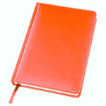 Ежедневник датированный Bliss, А5,  красный, белый блок, без обреза - купить оптом