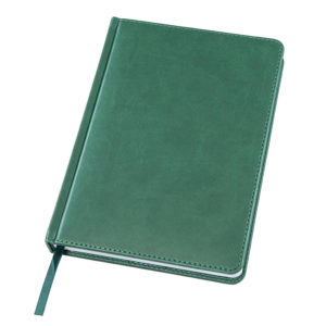 Ежедневник датированный Bliss, А5,  темно-зеленый, белый блок, без обреза - купить оптом