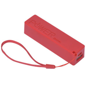 Универсальный аккумулятор "Keox" (2000mAh), красный, 9,7х2,6х2,3 см,пластик, шт - купить оптом