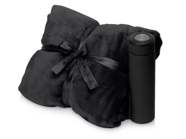 Подарочный набор «Cozy hygge» с пледом и термосом - купить оптом
