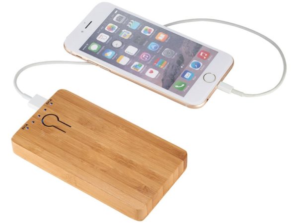 Внешний аккумулятор «Bamboo», 5000 mAh - купить оптом