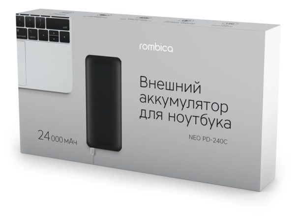 Внешний аккумулятор для ноутбуков NEO PD-240C, 24000 mAh - купить оптом