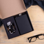 Набор подарочный WORK&REST: фляжка, мультиинструмент, коробка, черный, фото 1