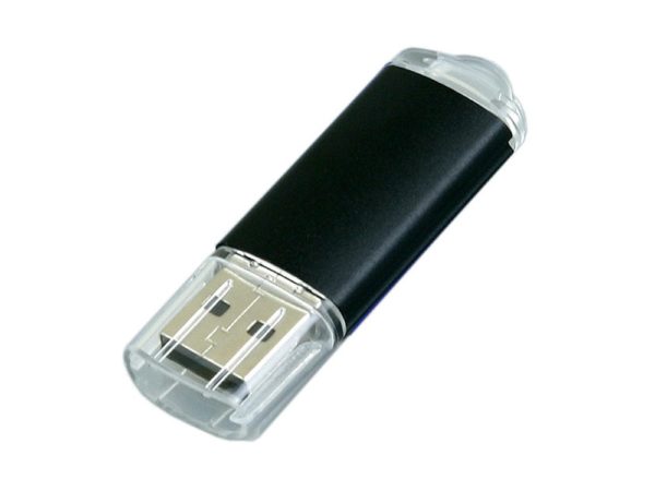 USB 2.0- флешка на 16 Гб с прозрачным колпачком - купить оптом