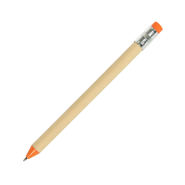 N12, ручка шариковая, оранжевый, картон, пластик, металл - купить оптом