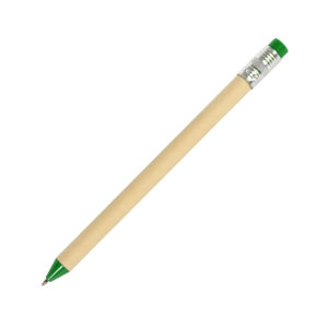 N12, ручка шариковая, зеленый, картон, пластик, металл - купить оптом