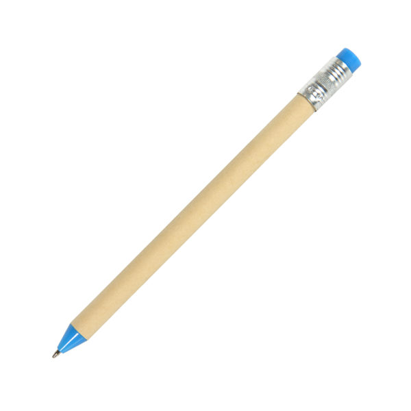N12, ручка шариковая, голубой, картон, пластик, металл - купить оптом