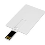 USB 2.0- флешка на 16 Гб в виде пластиковой карты с откидным механизмом, фото 1