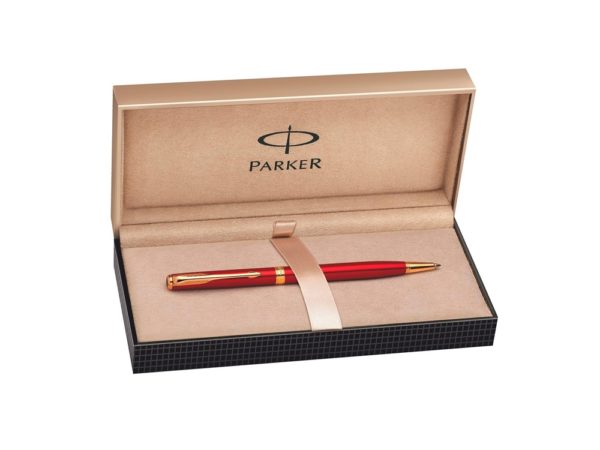 Ручка Parker шариковая тонкая «Sonnet Red GT» - купить оптом