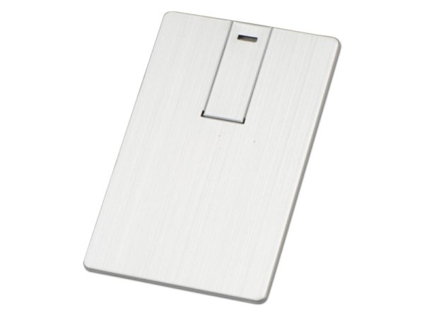 USB-флешка на 16 Гб «Card Metal» в виде металлической карты - купить оптом