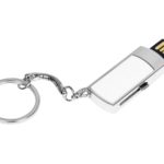 USB 2.0- флешка на 16 Гб с выдвижным механизмом и мини чипом, фото 1