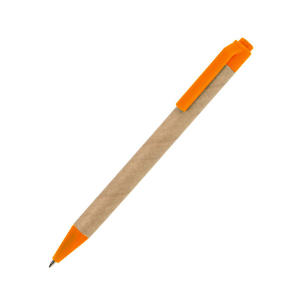 GREEN TOUCH, ручка шариковая, оранжевый, картон/пластик - купить оптом