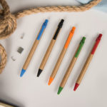 GREEN TOUCH, ручка шариковая, оранжевый, картон/пластик, фото 1