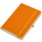 Набор подарочный SOFT-STYLE: бизнес-блокнот, ручка, кружка, коробка, стружка, оранжевый, фото 1