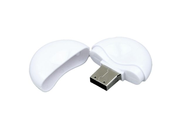 USB 2.0- флешка промо на 16 Гб круглой формы - купить оптом