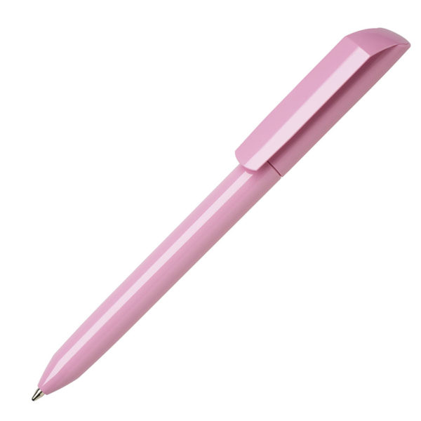 Ручка шариковая FLOW PURE, глянцевый корпус, светло-розовый, пластик - купить оптом