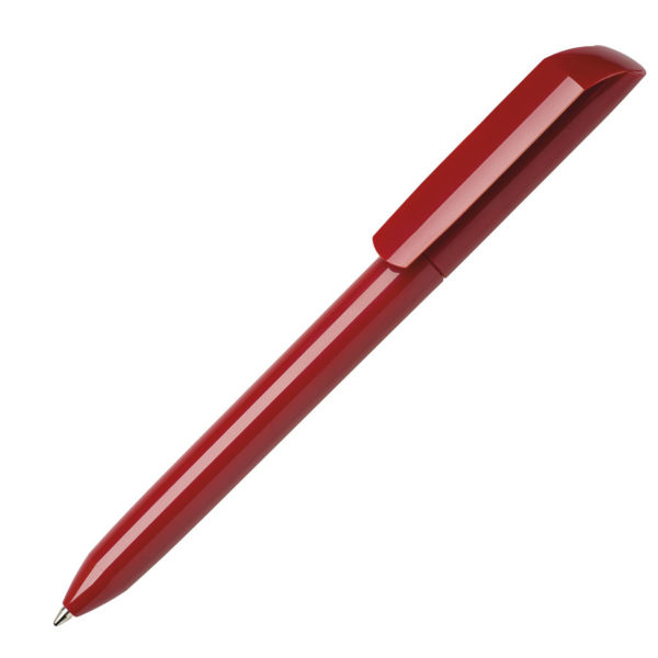 Ручка шариковая FLOW PURE, глянцевый корпус, красный, пластик - купить оптом
