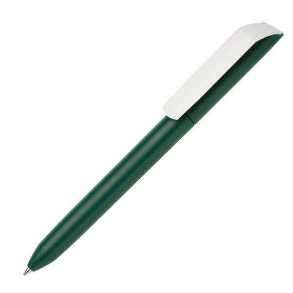 Ручка шариковая FLOW PURE, темно-зеленый, пластик - купить оптом
