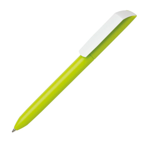 Ручка шариковая FLOW PURE, зеленое яблоко, пластик - купить оптом