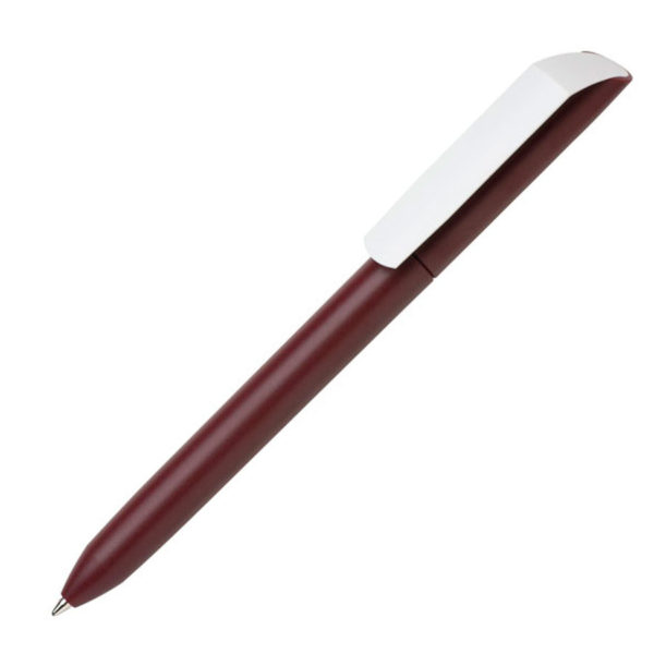 Ручка шариковая FLOW PURE, бордовый, пластик - купить оптом