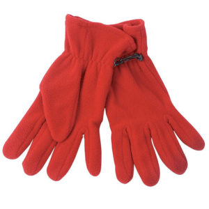 Перчатки "Monti", женский размер, красный, флис, 200 гр/м2 - купить оптом