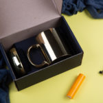 Набор подарочный SHINING BEAUTY: кружка, расческа, коробка, золотой, фото 1