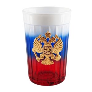 Граненый стакан «Россия» - купить оптом