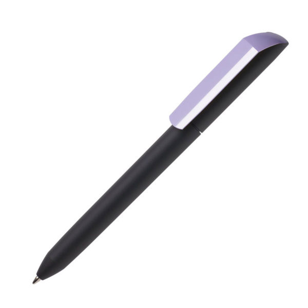 Ручка шариковая FLOW PURE, покрытие soft touch, сиреневый, пластик - купить оптом