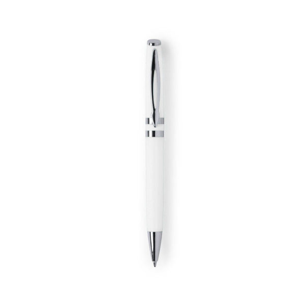SERUX, ручка шариковая, белый, пластик, металл - купить оптом