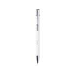 ZROMEN, ручка шариковая, белый, металл, софт-покрытие, фото 1