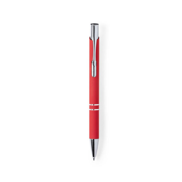 ZROMEN, ручка шариковая, красный, металл, софт-покрытие - купить оптом