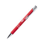 ZROMEN, ручка шариковая, красный, металл, софт-покрытие, фото 2