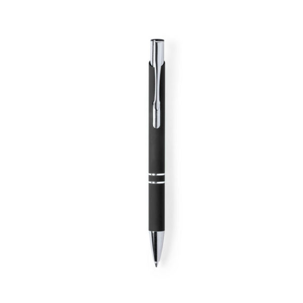 ZROMEN, ручка шариковая, черный, металл, софт-покрытие - купить оптом