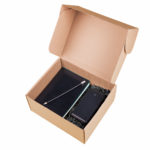 Подарочный набор RANGE: бизнес-блокнот, ручка, зарядное устройство, игрушка,  коробка, стружка - купить оптом