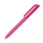 Ручка шариковая FLOW PURE, покрытие soft touch, неоновый розовый, пластик