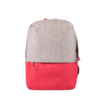 Рюкзак "Beam mini", серый/красный, 38х26х8 см, ткань верха: 100% полиамид, под-ка: 100% полиэстер, фото 1