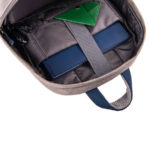 Рюкзак "Beam mini", серый/красный, 38х26х8 см, ткань верха: 100% полиамид, под-ка: 100% полиэстер, фото 3