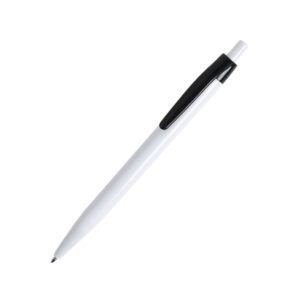 KIFIC, ручка шариковая, белый/черный, пластик - купить оптом