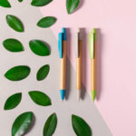 SYDOR, ручка шариковая, светло-зеленый, бамбук, пластик с пшеничной соломой, фото 2